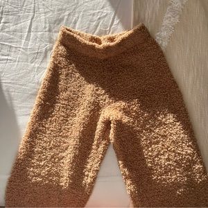 SKIMS Brown Teddy Jogger